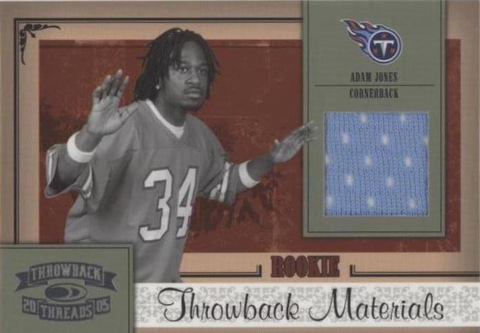2005 Donruss Throwback Threads - Rookie Throwback Materials Adam Jones ...