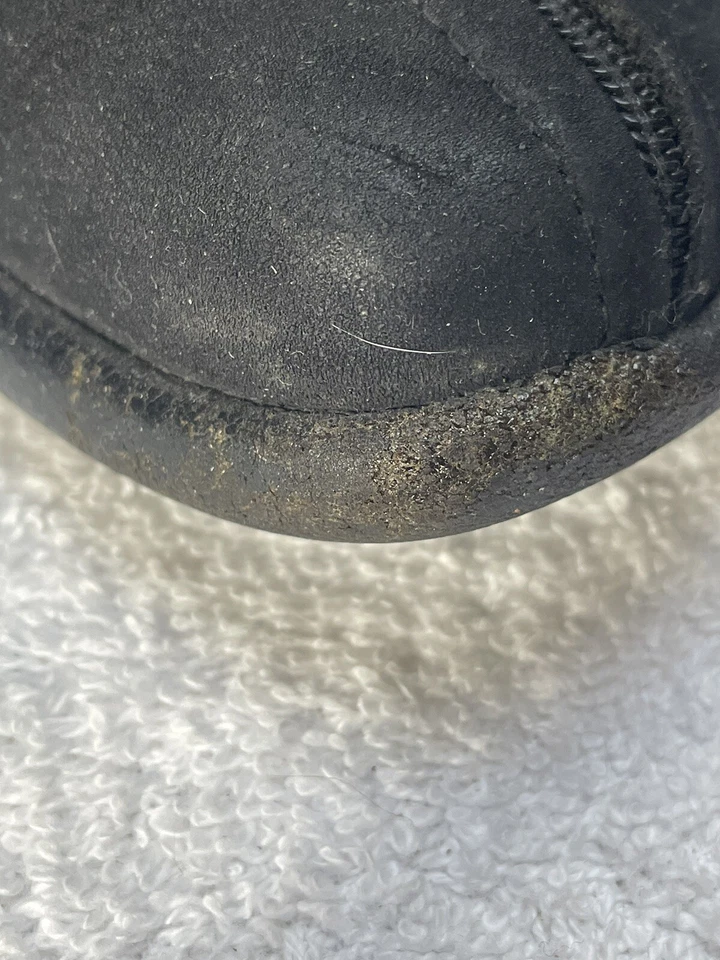 Mocasín Arche Hecho en Francia Negro Gamuza y Cuero Talla 38/7.5 Mujer Cremallera Foto 4 de 4