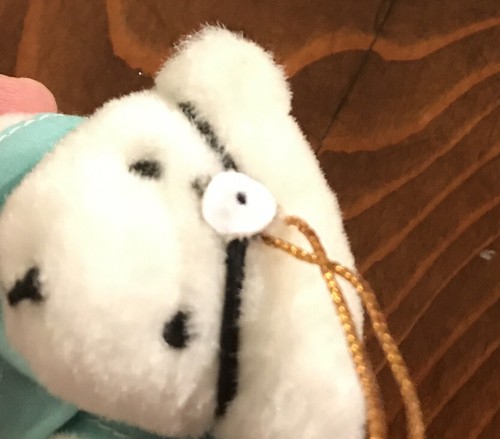 Vintage Applause Teddy Bear Doctor Or Nurse Plush Scrubs Ornament 3 1/2 Inch - Picture 7 of 7