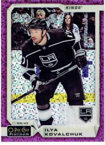 2018-19 O-Pee-Chee OPC Platinum Violet Pixel U-Pick Finish Set - Picture 21 of 32