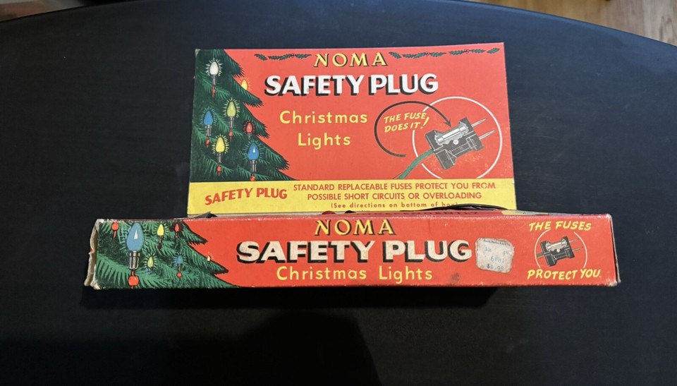 Vintage Noma Safety Plug Christmas Lights eBay