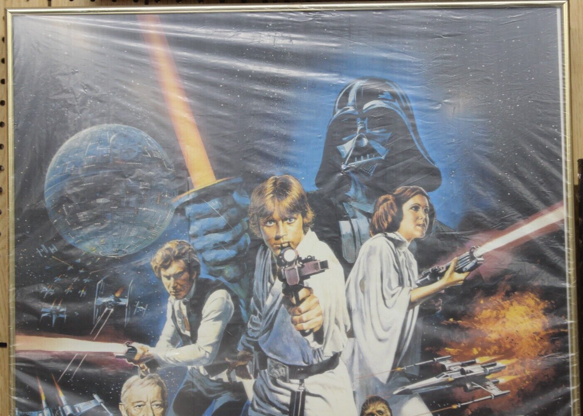 Sealed STAR WARS 1977/1993 ORIGINAL ONE SHEET STYLE 