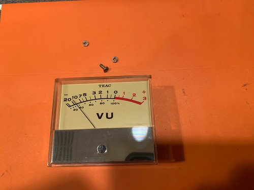 TEAC A-3340S Reel to Reel Recorder Parting Out VU Meter