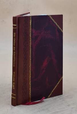 Die Grosse Der Schelfflachen Auf Grund Einer Neuen Berechnung. 1 [Leather Bound]