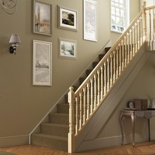Staircase Railing Kit Classic Rolling Pin Stair & Landing Balustrade Kit