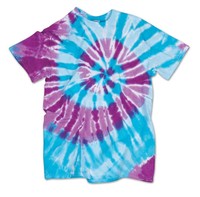 Tie-dye Hippie Shirt - Tahiti Typhoon Purple And Blue Short Sleeve Shirt - Small on sale Tie-dye Hippie Shirt - Tahiti Typhoon Purple And Blue Short Sleeve Shirt - Small on sale
