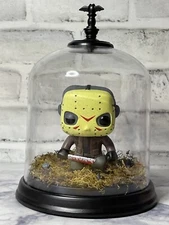 Funko POP! Friday The 13th Jason Voorhees Custom Cloche Display Handmade 8" #01