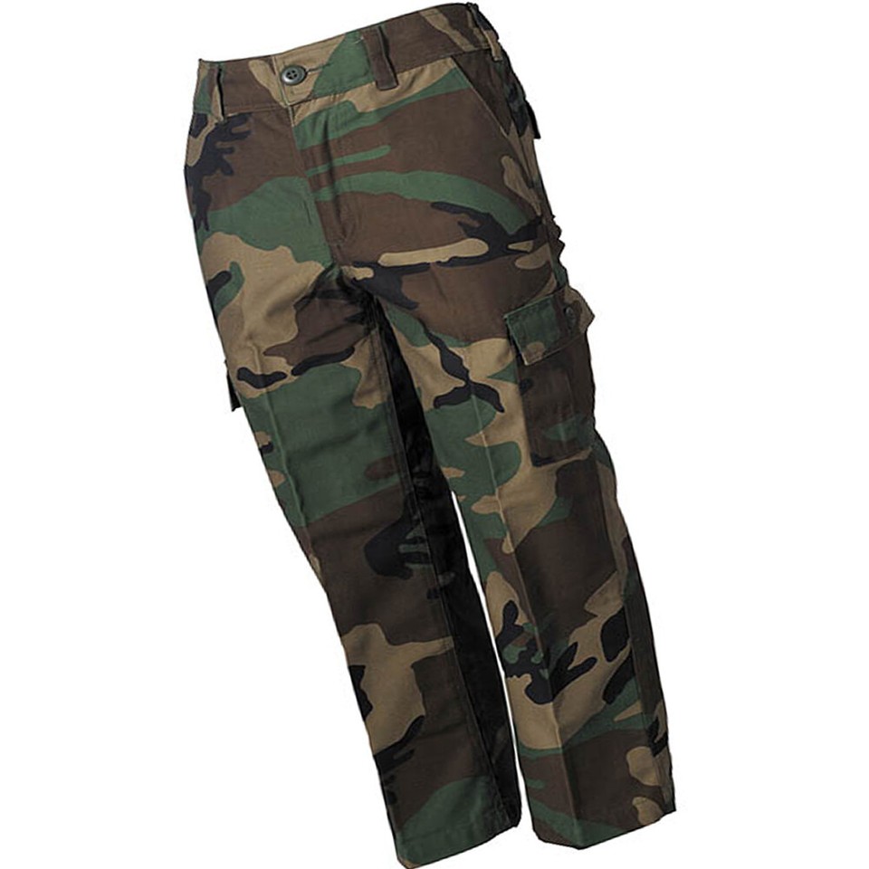 Mil-Tec US BDU Hose Zip-Off Kids Kinder Kinderhose Rangerhose Cargohose XS-XXL E - Foto 9