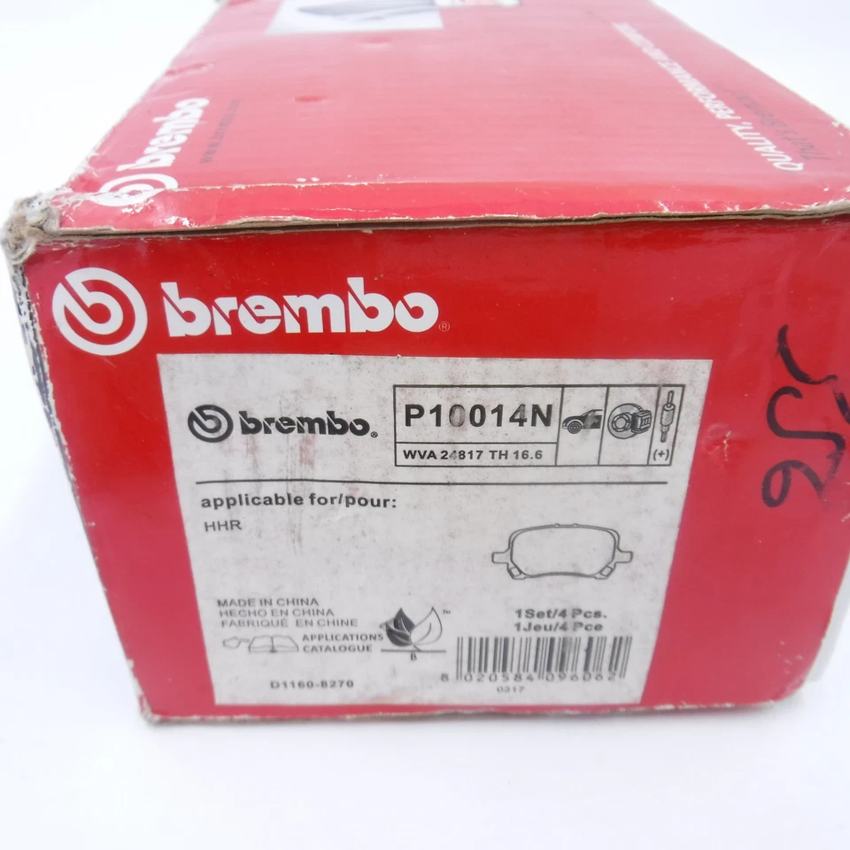 Brembo Ceramic Front Brake Pads P10014N For 2006-2010 Pontiac G6 Chevy HHR - Image 2 of 2