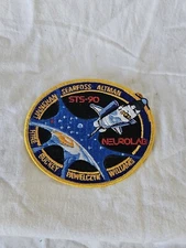Vintage STS-90 Space Shuttle Columbia Embroidered Patch April 1998