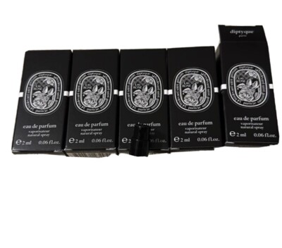Diptyque Eau de Rose EDP SPRAY 0.06 Oz /2 mL X5