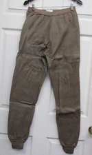 New USGI Polypro Cold Weather Drawers Pants ECWCS Thermal Army Brown - Medium