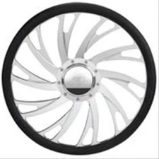 Billet Specialties 34044 15.5" BLVD 44 Steering Wheel - 10-Spoke, Polished