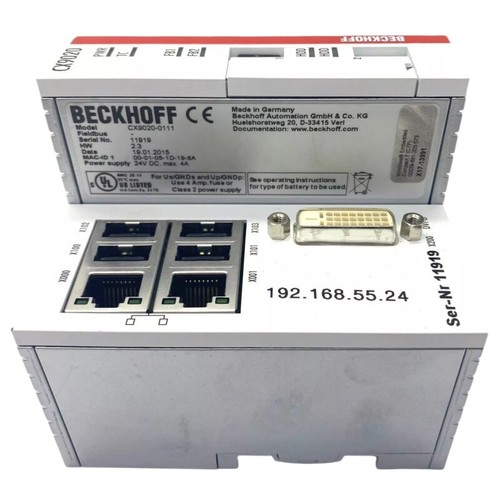 1PC Beckhoff CX9020-0111 PLC Module CX90200111 In Box Brand new Free shipping - Picture 4 of 7