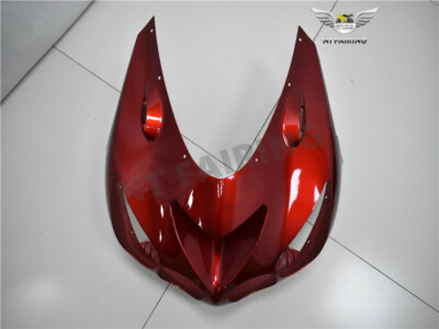 aiaiページ Fit for Kawasaki 2006-2011 ZX-14R Black Red Plastic