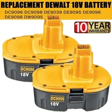 NEW 2 PACK 7.0AH 18V Battery For Dewalt 18 VOLT XRP DC9096 DC9098 Ni-MH DC9099