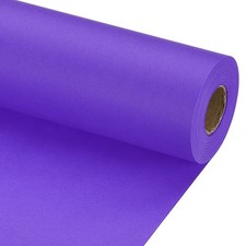 Wrapping Paper, 15" x 800"(66') 70 GSM Craft Paper Packing Paper Violet Blue