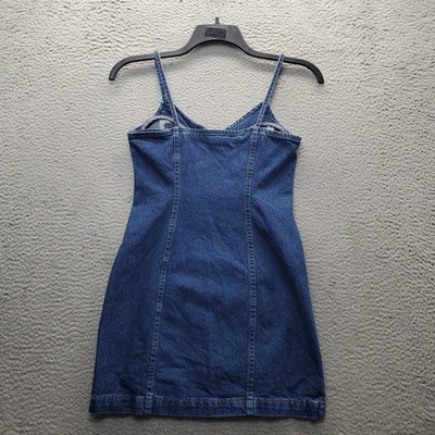 topshop zip up denim dress Topshop Zip Through Denim Body-Con Dress Mid Denim 8(Us4) At Nordstrom Rack