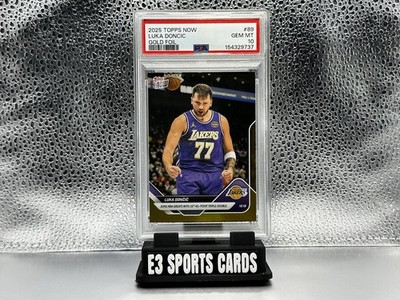 💥Topps Now 2025 Luka Dončić/50 Gold Foil💥 Los Angeles Lakers #89  PSA 10