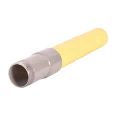 Yellow Poly Gas Pipe Transition 1 inch IPS MIP Underground MDPE Metal HOME-FLEX