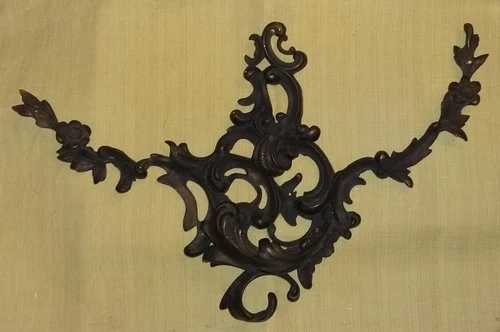 Large Old Bronze FRIEZE with 3 Holes for Wall Mounting / Furniture