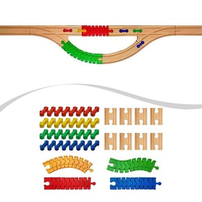Zug Schienen Zubehör Lernen Pädagogisches Spielzeug Erstellen Schienen Koordination Zum Selbermachen