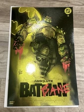 Absolute Batman 11 Foil Clayton Mann Remarked Gold Cover NM