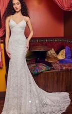 Bridal, Cocktail, Prom Dress La Perle size 6 white, never worn with tags.