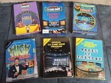 Lot Of 6 Commodore 64 Game Show Software Tested/Works Jeopardy Wheel Squares