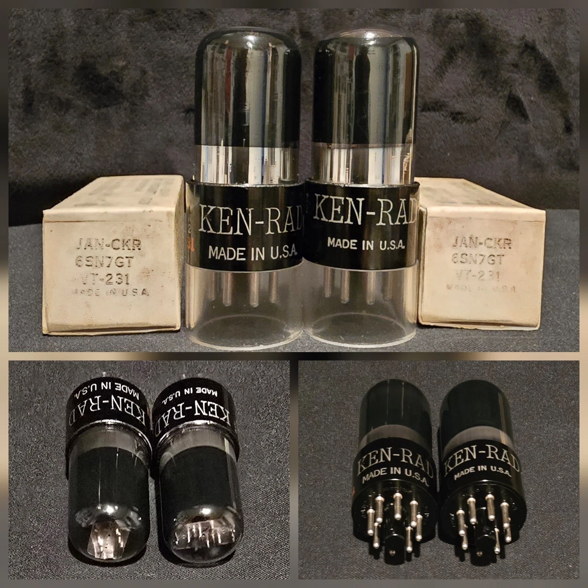KEN-RAD 真空管セット USA製 Ken Rad 6sn7 for sale - eBay