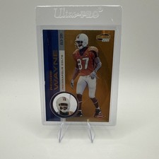 2001 Pacific Invincible Reggie Wayne Rookie Card #268 Low Serial 140/299 Colts