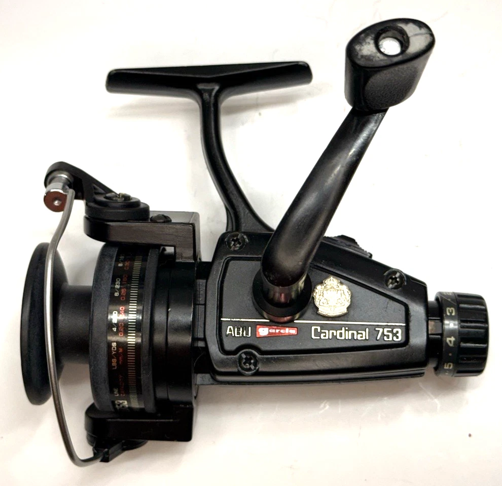 Abu Garcia Cardinal 753 Indiana Vintage Spinning Fishing Reels for