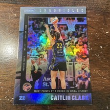 2025 Panini Chronicled Caitlin Clark HOLO FOIL # 12 Fever