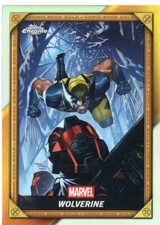 2025 Topps Chrome Deadpool #CB8 Wolverine Comic Book Gold Card