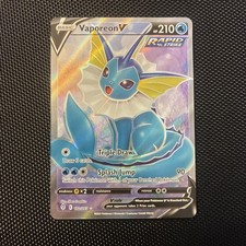 Vaporeon V (Full Art) 172/203 SWSH07: Evolving Skies Ultra Rare Pokemon on eBay