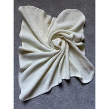 Vintage Cozy by JE Morgan waffle knit baby blanket - yellow - cotton - 37 x 36