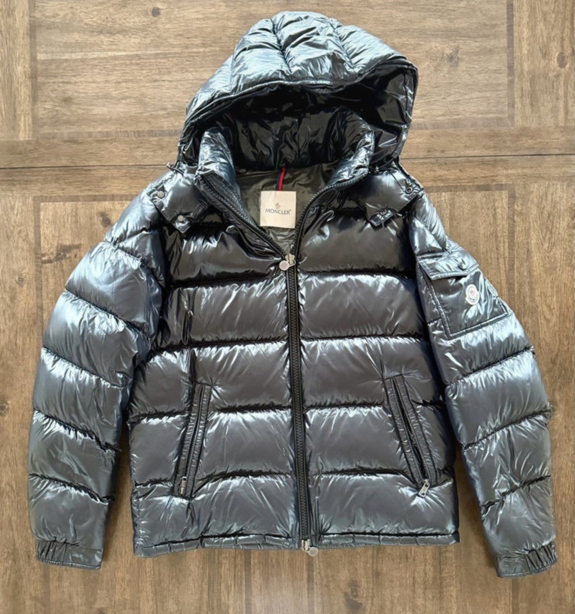 Moncler Maya Down Jacket is crafted from glossy nylon | eBay