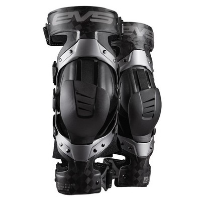 EVS For Axis Pro Knee Brace Pair Large - Black/Grey Powersports Support
