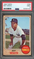 1968 Topps #546 Roy White MINT PSA 0 New York Yankees 7310