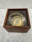 Vintage Ship Compass Wooden Box Nautical Magnetic Marine Navigation — photo 7