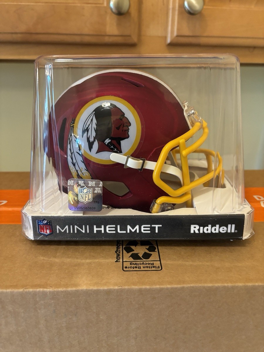 ヴィンテージ Riddell NFL レッドスキンズ ミニヘルメット Washington Redskins Custom Mini Football Helmet Yellow Throwback