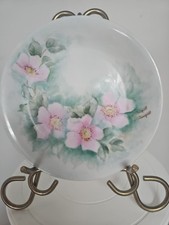 Seltmann Weiden K Bavaria Germany Plate 8 Inch Pink Roses