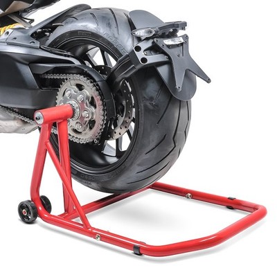 ConStands   Einarm Montageständer für MV Agusta Brutale 800 13-24 Rot Hinterrad