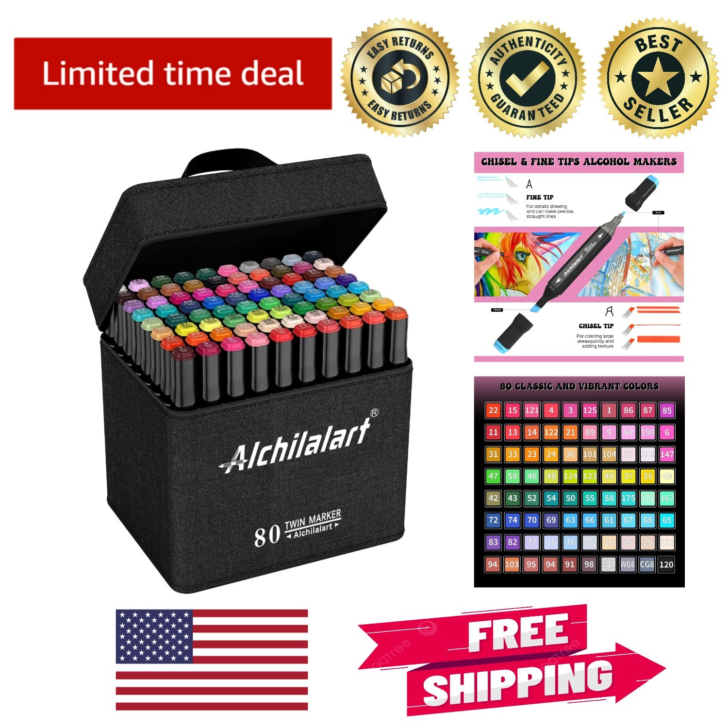 - Waterproof & Smudge-proof For Artists