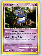 Croagunk 78/123 Common Mysterious Treasures Pokemon Lightly Played