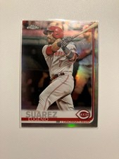 2019 Topps Chrome Refractors #80 Eugenio Suarez - Cincinnati Reds