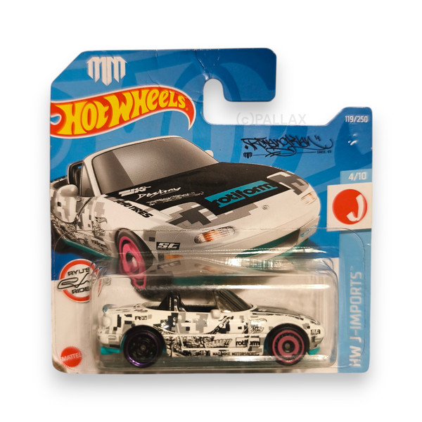 Hot Wheels HCV77 `91 Mazda MX-5 Miata Hw J-IMPORTS 4/10 / Mattel 2021-image
