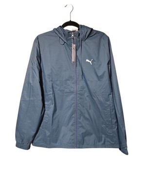 PUMA Men' ESS Ripstop Woven Full-Zip Jacket. Gray Skies US Size Large NWT