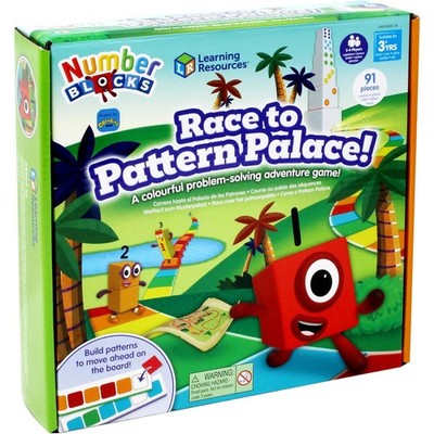 Numberblocks Race to Pattern Palace Maths Children's Board Game