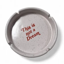 UO This Is Not A Dream Surreal Retro Style Red Ashtray Excellent Condition 